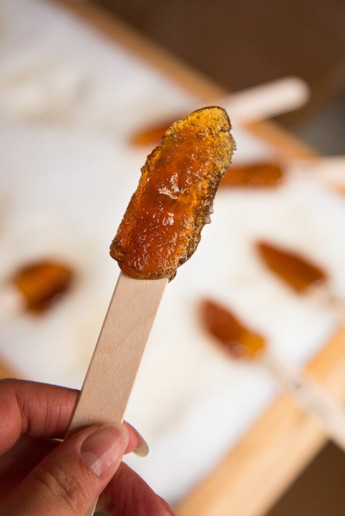 Sucette au sirop d'érable Sucette au sirop d'érable